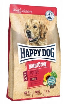 Корм для активных и подвижных собак Сухой корм Happy Dog Naturcroq Active 26/16 (птица, телятина)